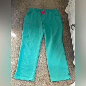 Figs Surgical Green Scrub Pants